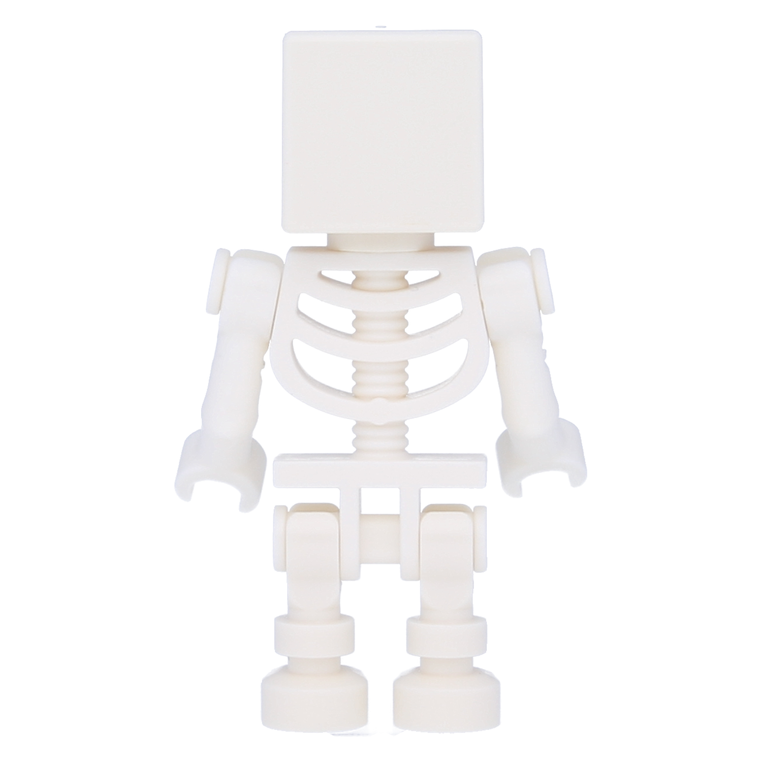 LEGO Minecraft Minifigure - Skellet with Square Skull