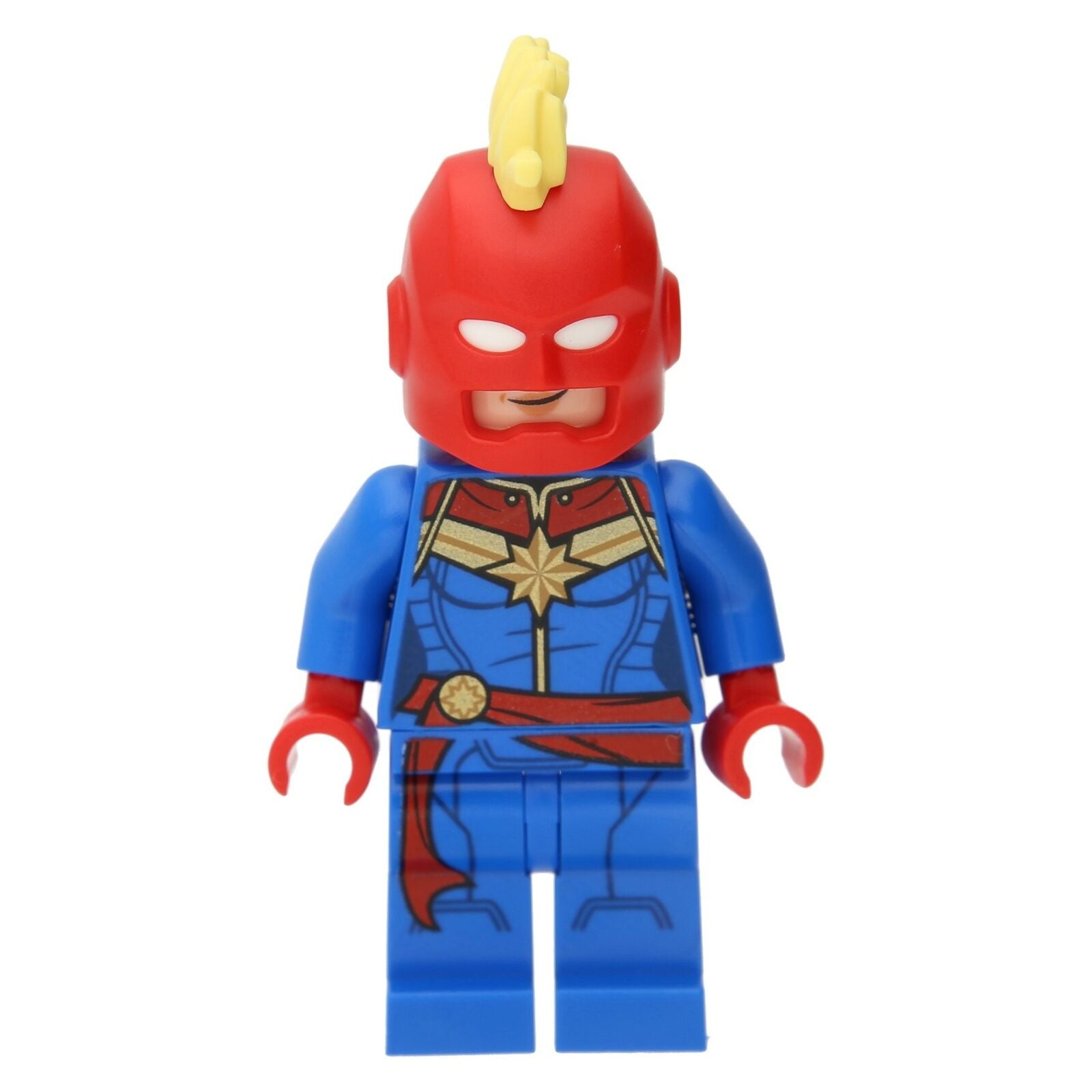 LEGO Superhelden Minifigur - Captain Marvel mit Helm