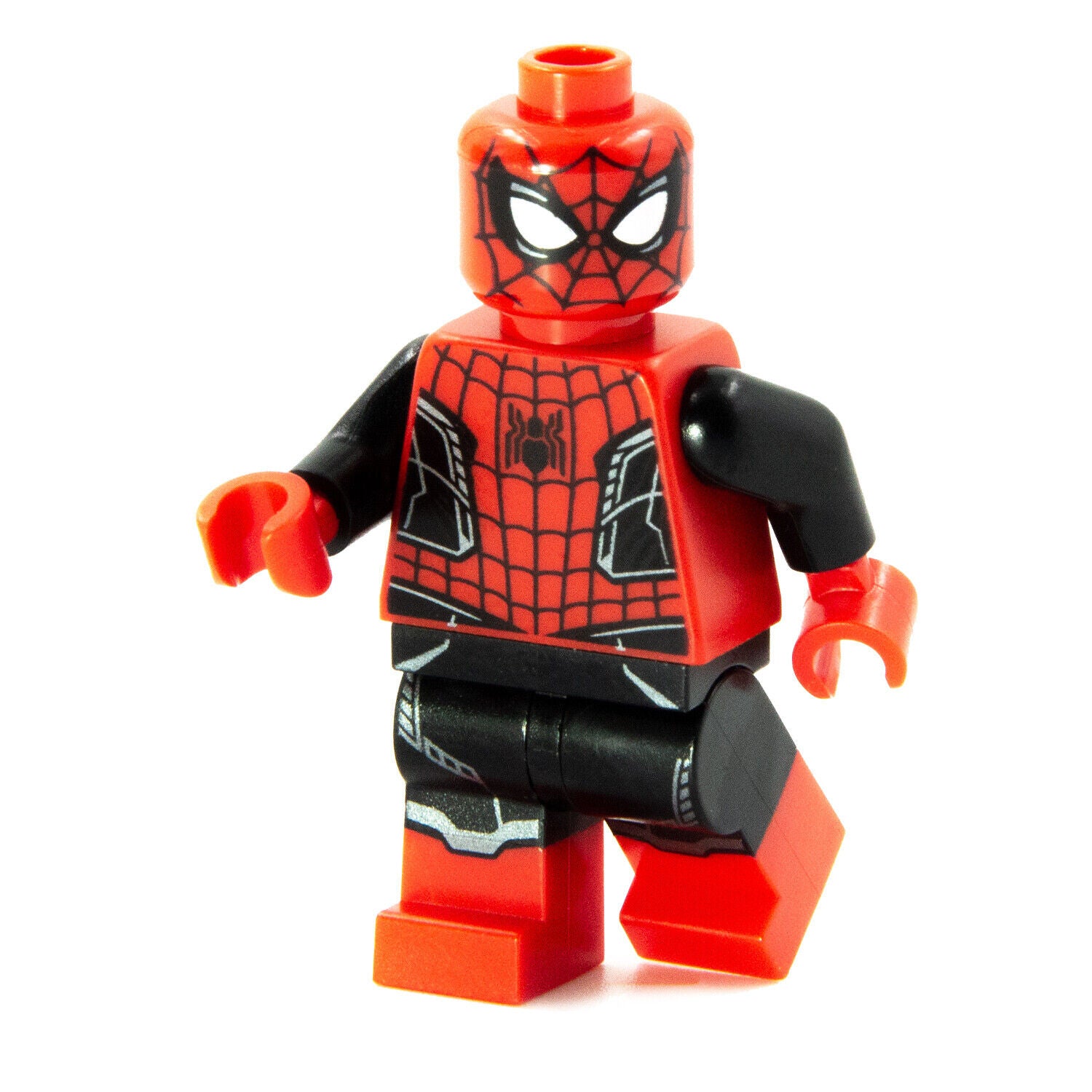LEGO Superhelden Minifigur - Spider-Man (schwarz-roter Anzug)