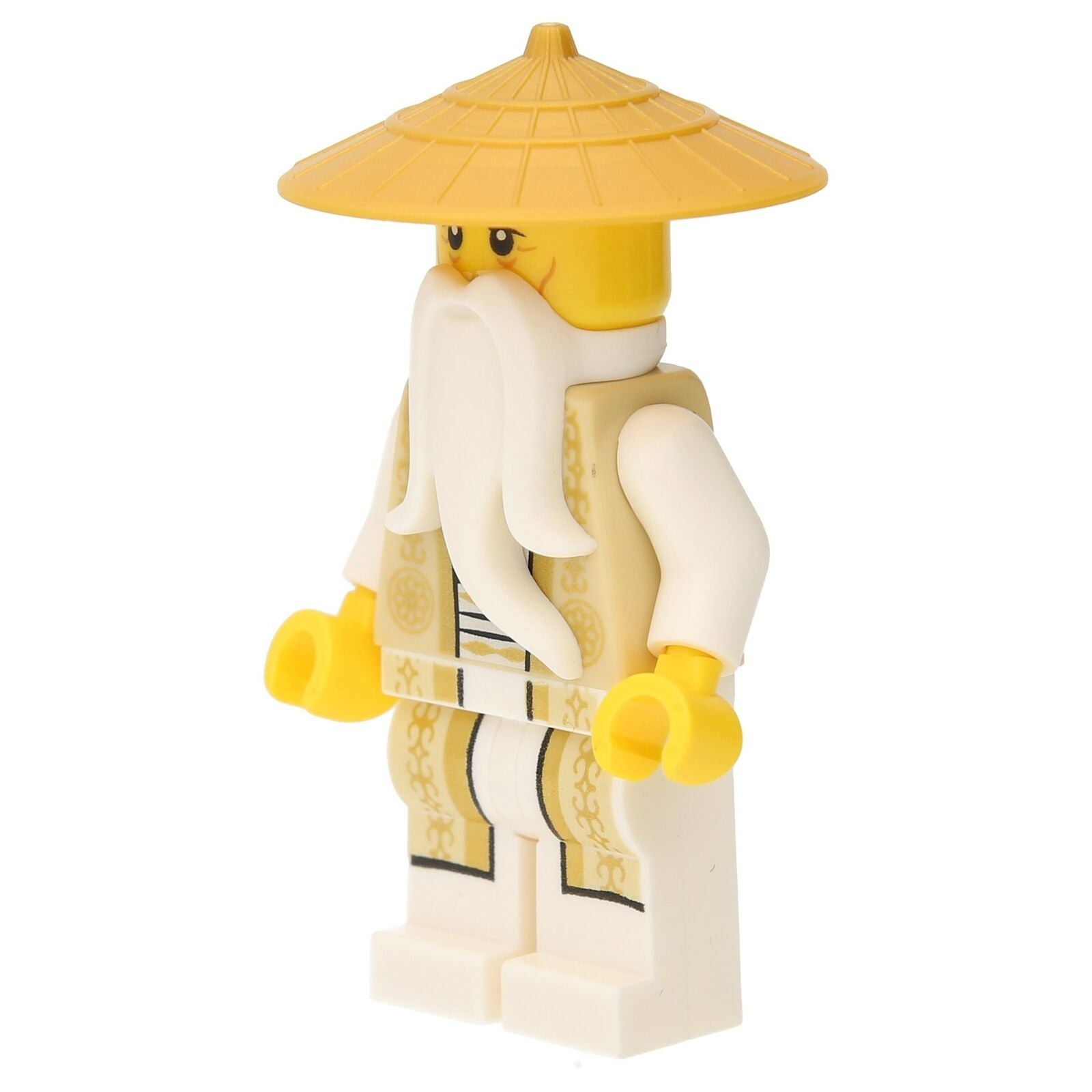 LEGO Ninjago Minifigur - Sensei Wu (Gold/ Beige Robe)