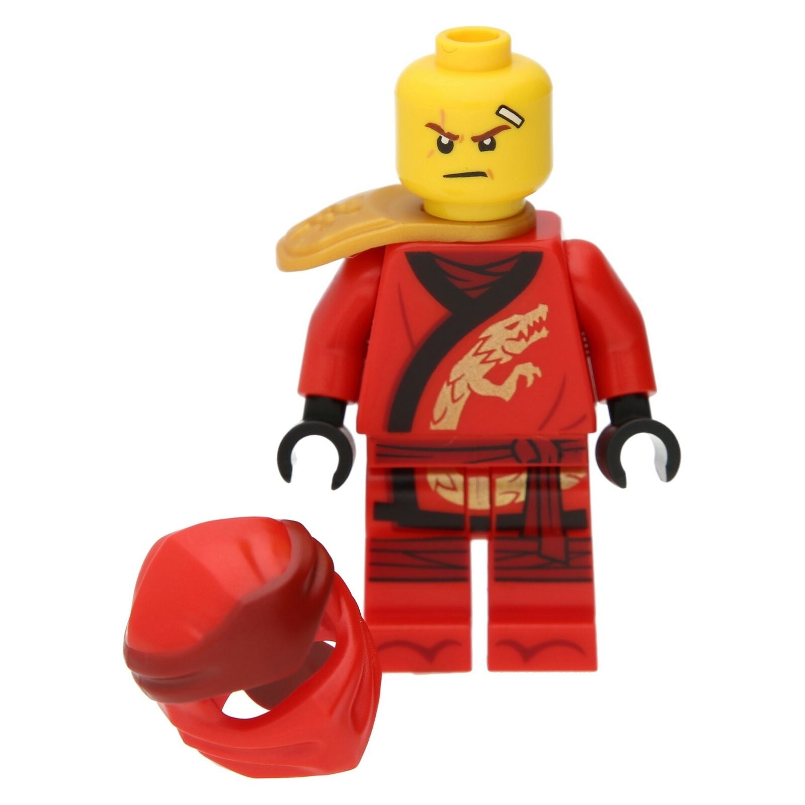 LEGO Ninjago Minifigure - Kai with gold shoulder padding (Legacy)
