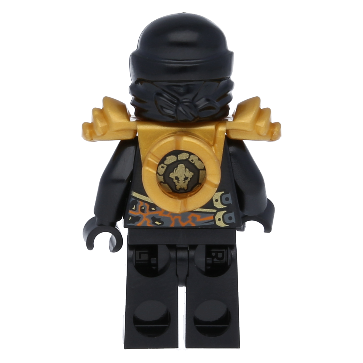 LEGO Ninjago Minifigur - Cole (goldene Schulterrüstung) Rebooted